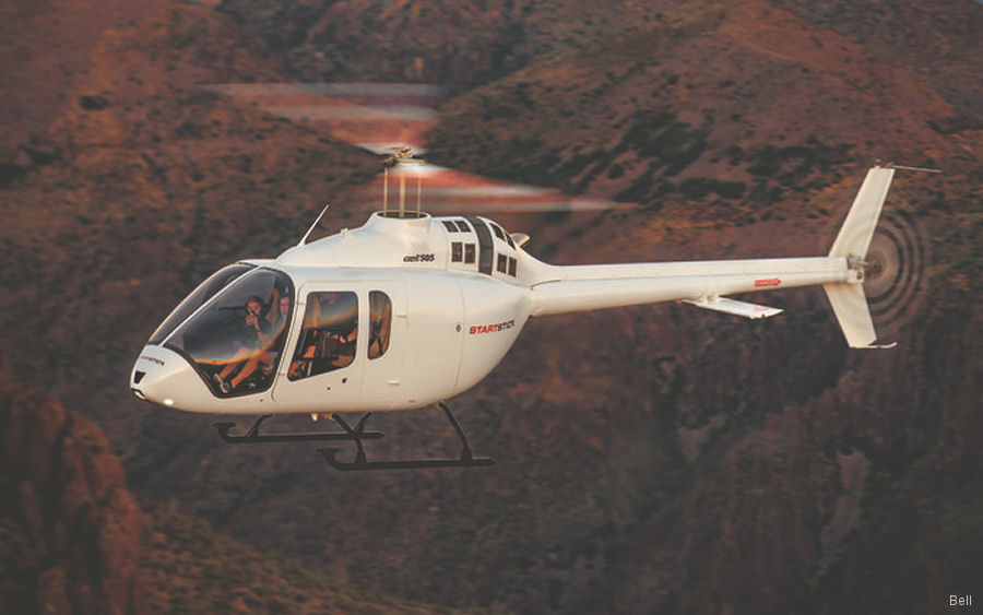 First Flight of Production Model Bell 505