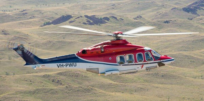 CHC Australia AW139 Contracted by Quadrant Energy