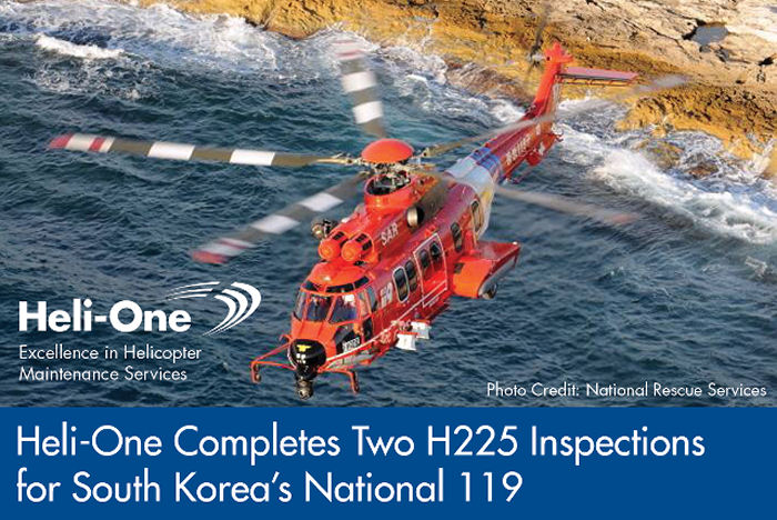 Completed Inspections for Korean Firefighters H225