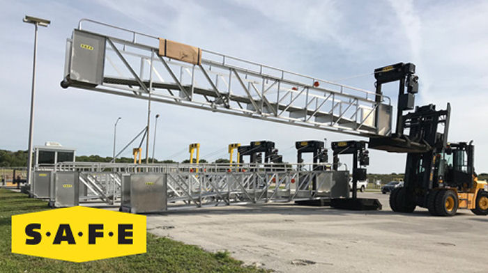 Gangways platform for Mayport Aircraft Carriers