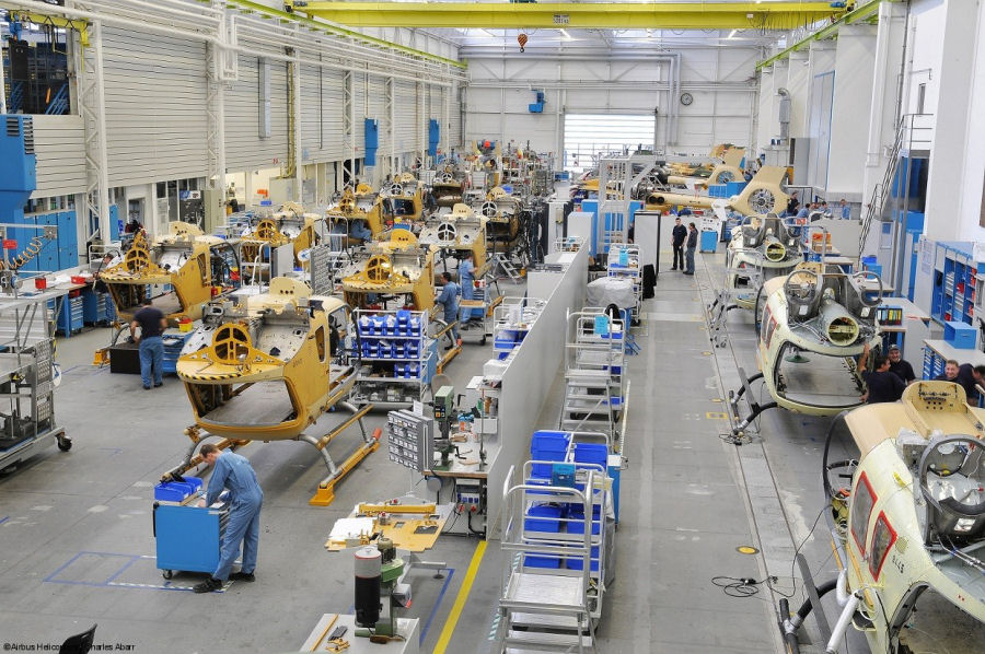 The H135 Final Assembly Line (FAL) in Germany