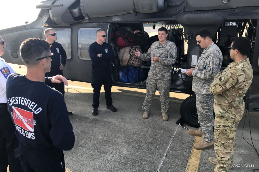 Virginia National Guard Helicopters to Texas