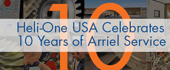 Heli-One USA Celebrates 10 Years Of Arriel Service