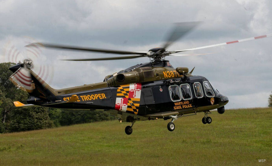 Maryland State Police AW139 Aerial Rescue