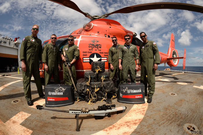 USCG HITRON Record 500th Drug Bust