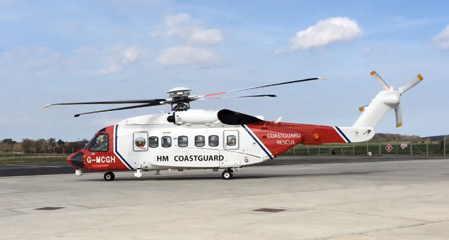 500th SAR Mission for Humberside S-92