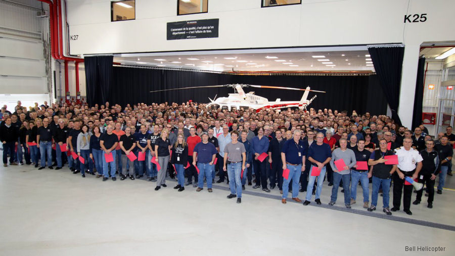 Bell Helicopter’s Mirabel Celebrates 5,000th Aircraft