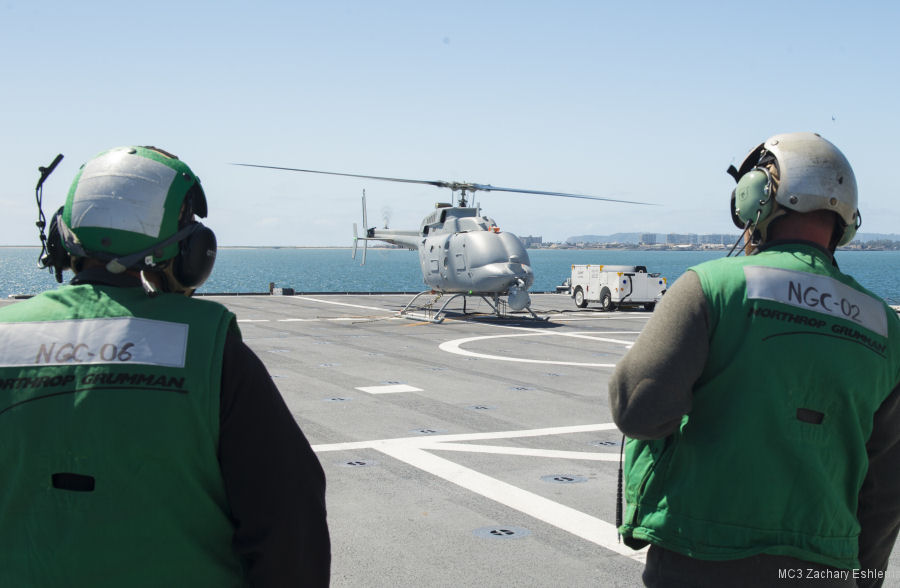 MQ-8C Fire Scout completes first test period aboard LCS