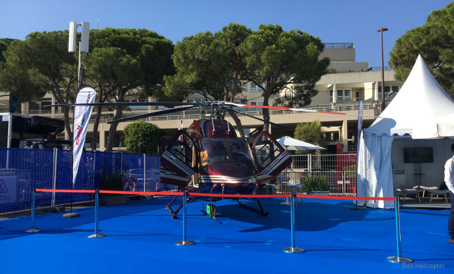 Bell Helicopter at Monaco Yacht Show 2017