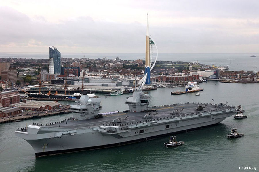Royal Navy’s HMS Queen Elizabeth Commissioned
