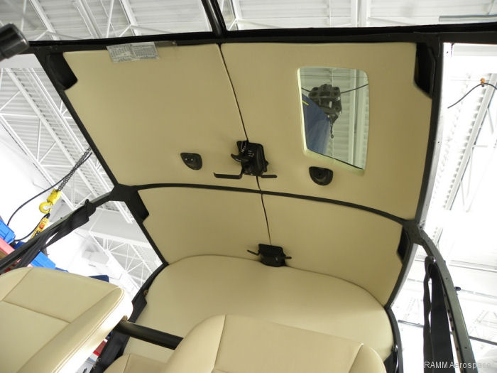 R44 Wipe Clean Bulkhead Headliner Kit