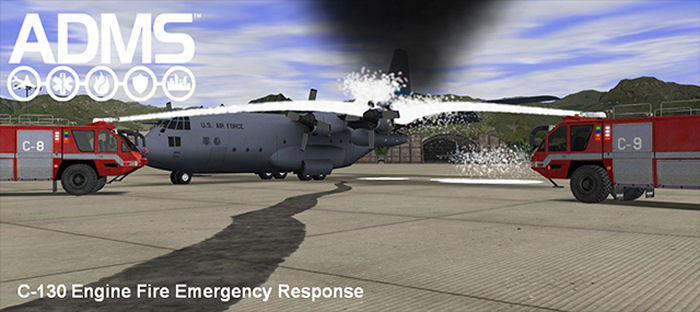 The training system includes RNLAF vehicles and a variety of aircraft and helicopter incidents including emergencies during take-off and landing