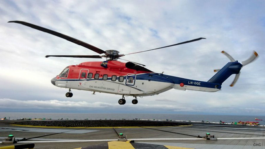 CHC Orders Two New S-92 for SAR in Norway