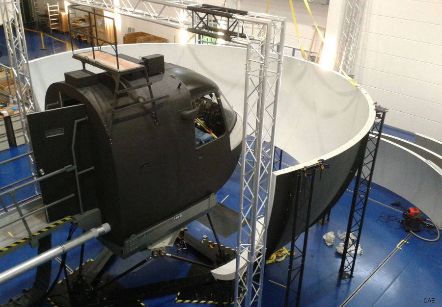 Upgraded German Navy Sea King helicopter simulator ready-for-training at Nordholz Naval Airbase