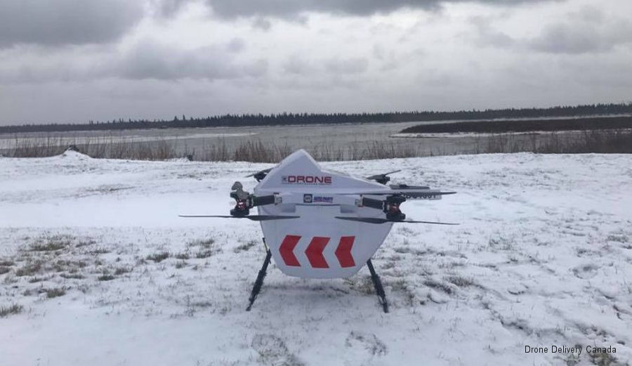 Compliant UAV Status for Sparrow Cargo Drone