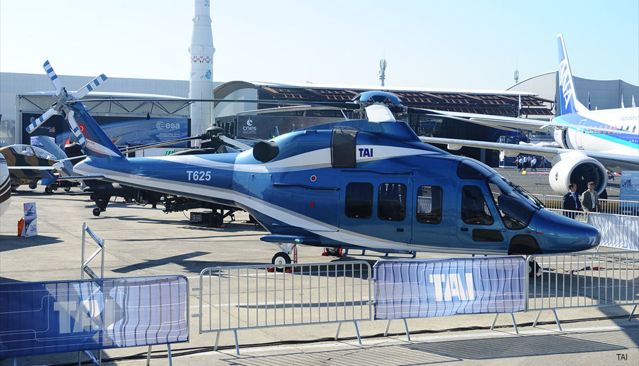 TAI Unveiled T625 Multi-Role Helicopter