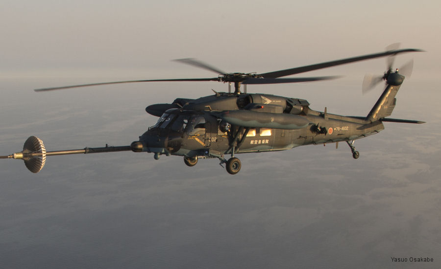 USAF MC-130 Refuels Japan UH-60J