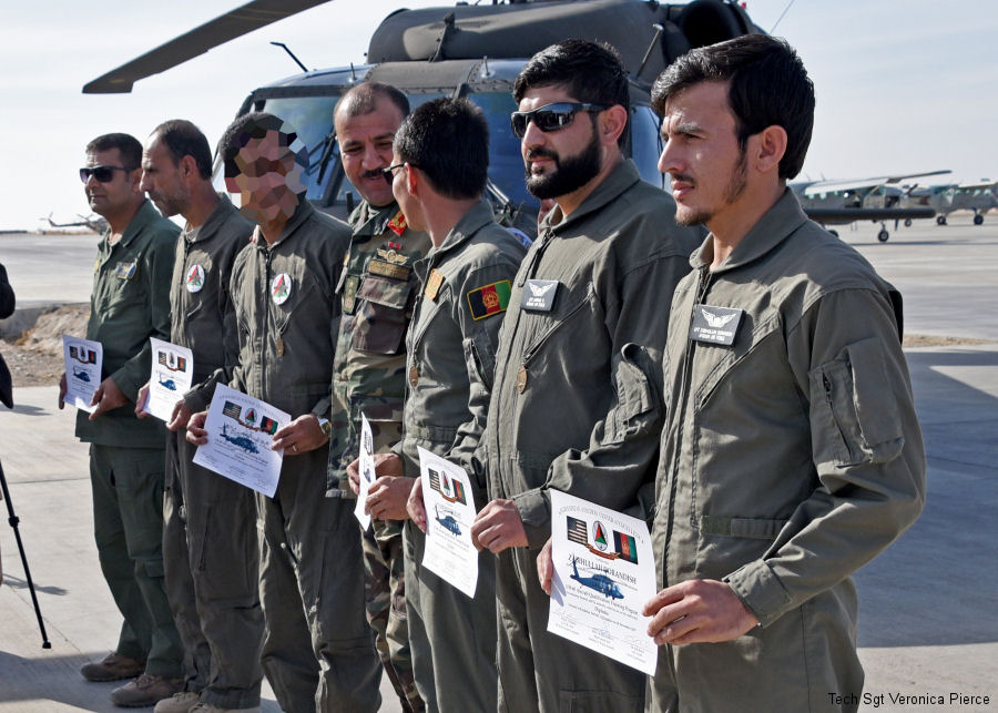 helicopter news November 2017 First Afghan Black Hawk Pilots Graduate