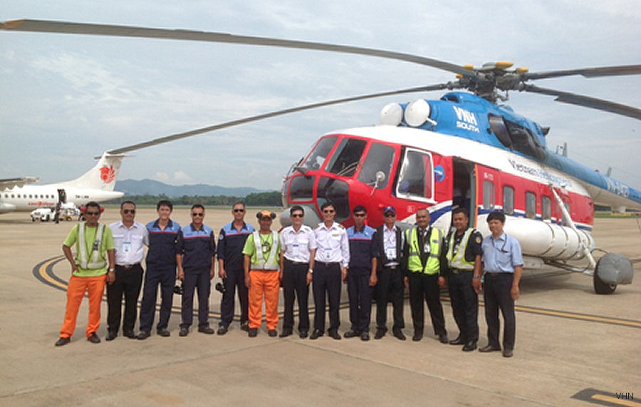 VNH South 2 Mi-172 Helicopters Perform Ferry Flights to Indonesia for Firefighting Service