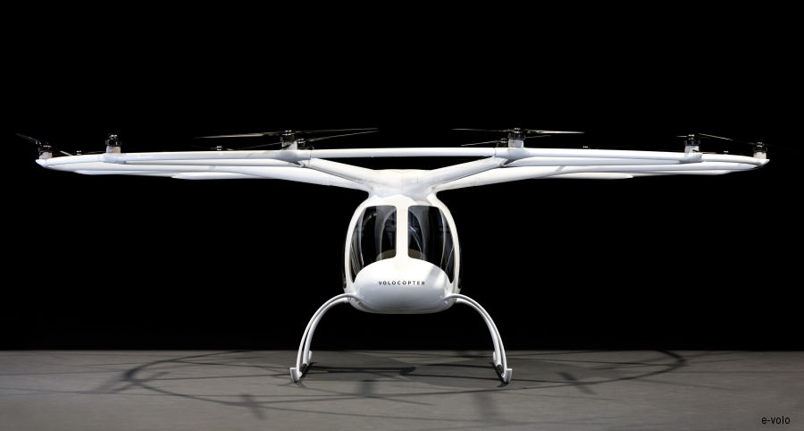 World premiere of the Volocopter series model 2X – The flying taxi is just about to be launched onto the market