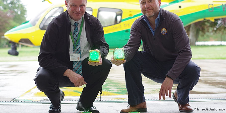 Lighting up Wiltshire Air Ambulance’s airfield thanks to the HELP Appeal