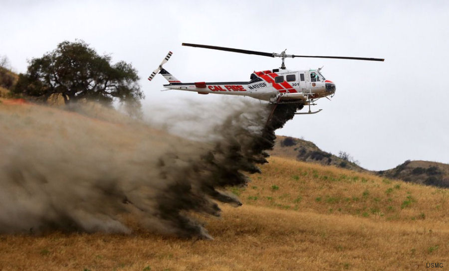A wildland firefighting exercise involving Marine units from Camp Pendleton, California’s CALFIRE, and the San Diego Sheriff’s Department will take place May 4