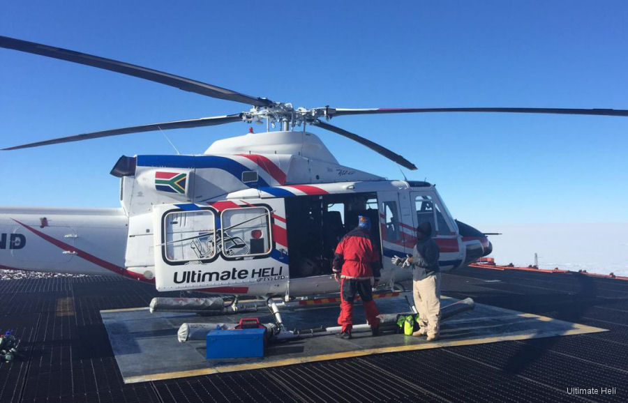 Ultimate Heli Bell 412 in 2018 Antarctic Campaign