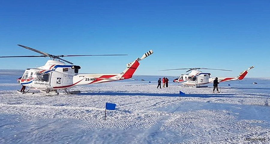 Ultimate Heli Bell 412 in 2018 Antarctic Campaign