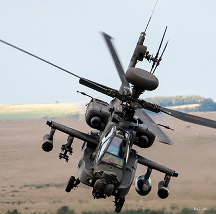 British AH-64E with Leonardo Defensive Aids Suite
