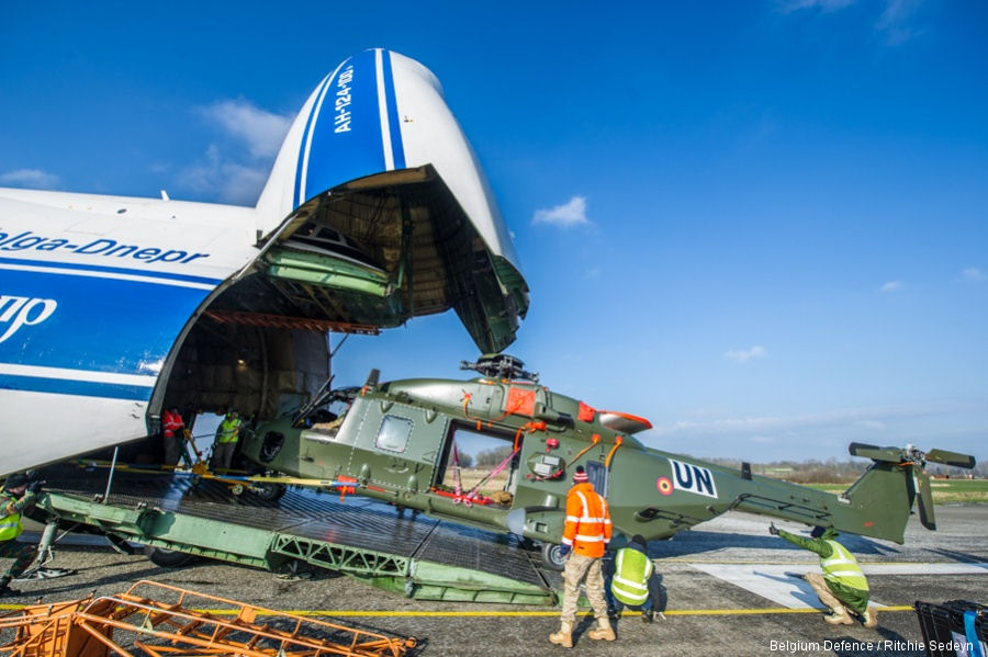 Antonov AN-124 Took Belgian NH90s to Mali