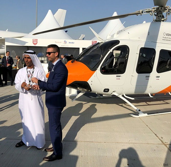 Two New Bell 429 for EDIC Academy at MEBAA 2018