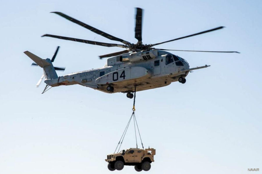 CH-53K Lifted a Joint Light Tactical Vehicle (JLTV)