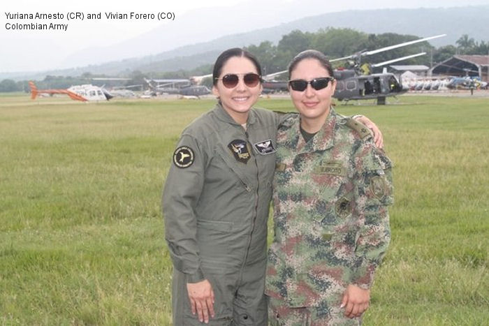 First Female Helicopter Pilots in Colombia and Costa Rica