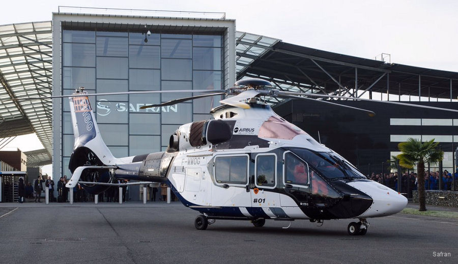 helicopter news February 2018 H160 Visited Safran Headquarters