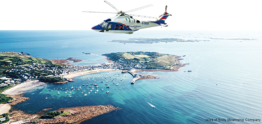 New AW169 Helicopter Service for Isles of Scilly