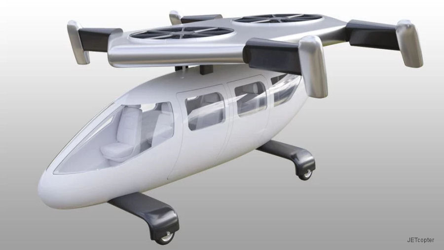 JETcopter 7-Seat Flying Car Engines Tested