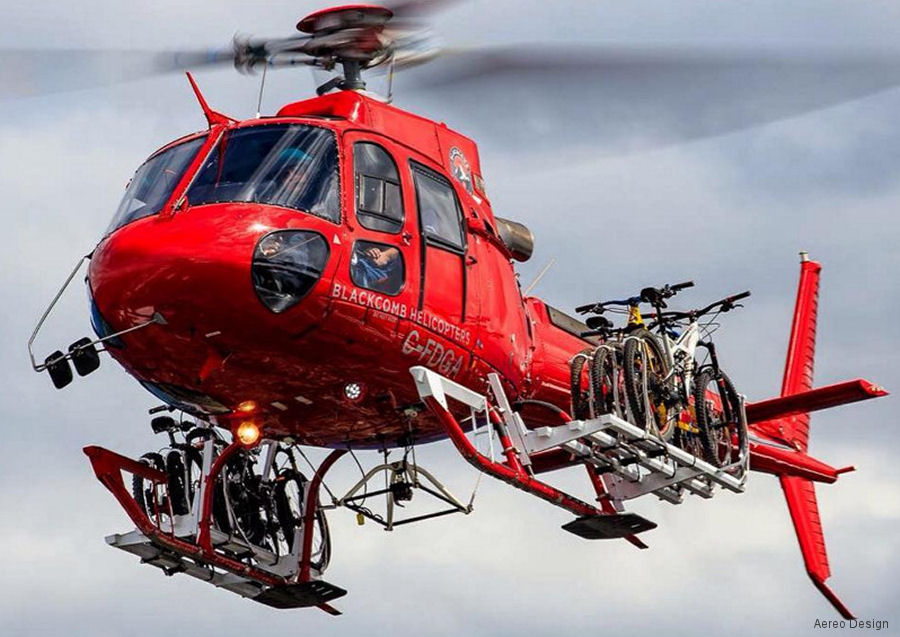 helicopter news January 2018 Brazil Approves Aero Design AS350/H125 Baskets