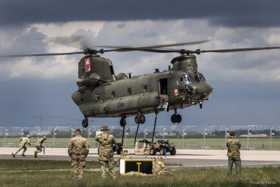 Chinook Visits Historical RAF Germany Bases