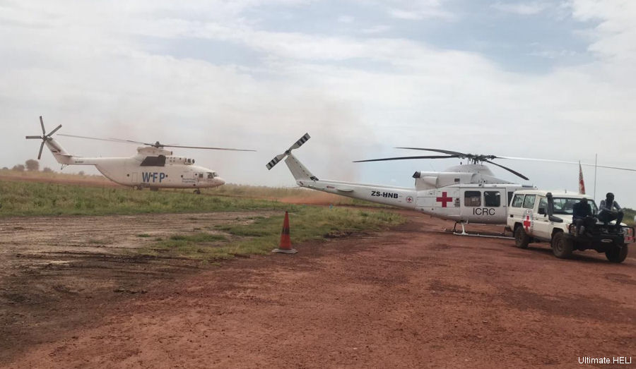 Ultimate Heli Bell 412 Deployed to Southern Sudan