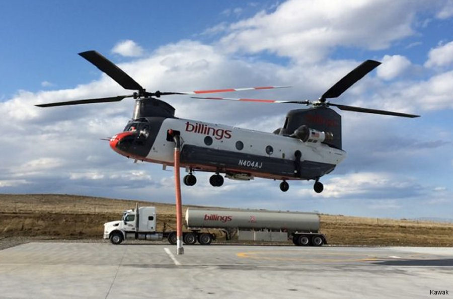 Water Tanks for Billings Flying Service Chinooks