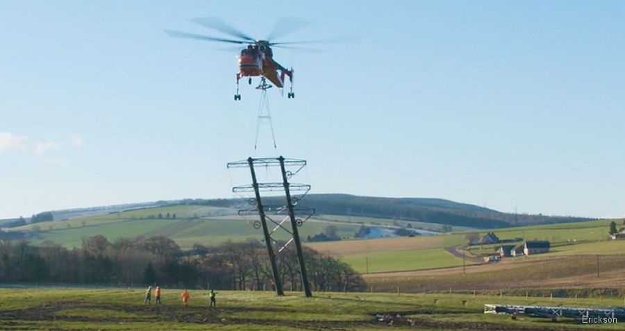 S-64E Completes its First Transmission Line in UK
