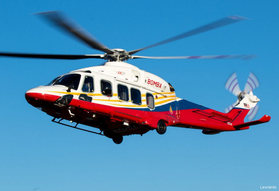 Firefighter AW189 at LIMA 2019