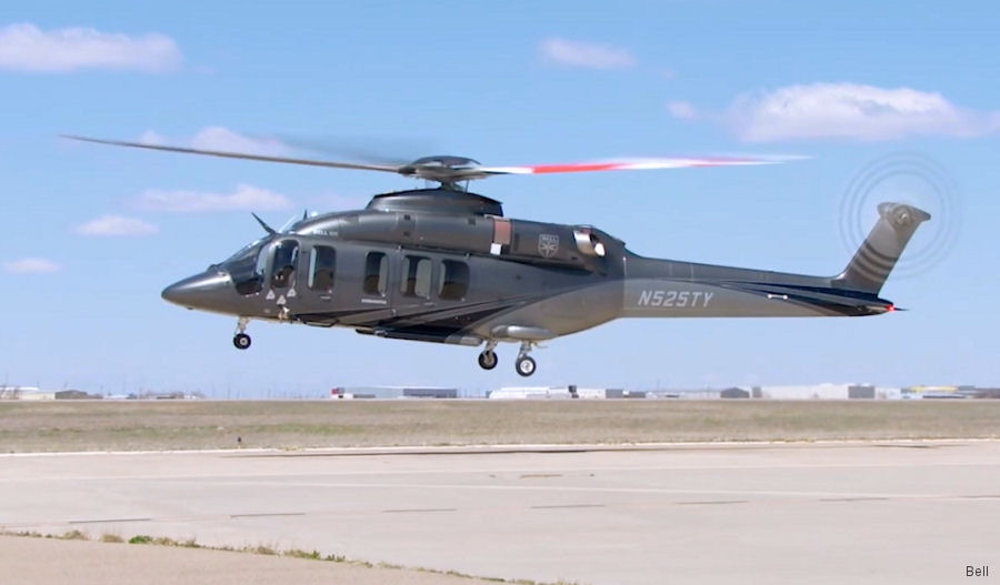 Fifth and Final Bell 525 Test Vehicle Maiden Flight