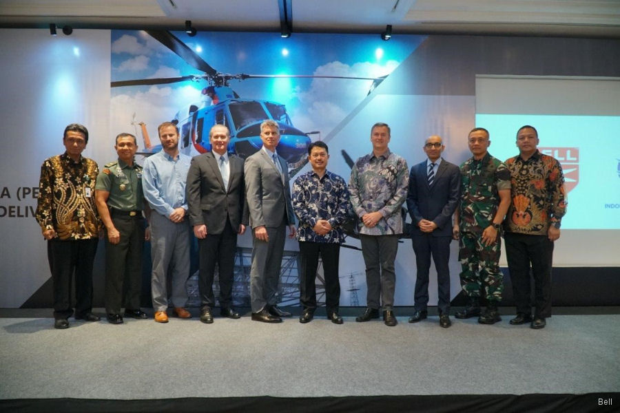 70th Bell Helicopter Delivery to Indonesia