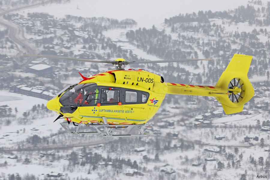 Norwegian Air Ambulance Launches 5-Bladed H145 EMS