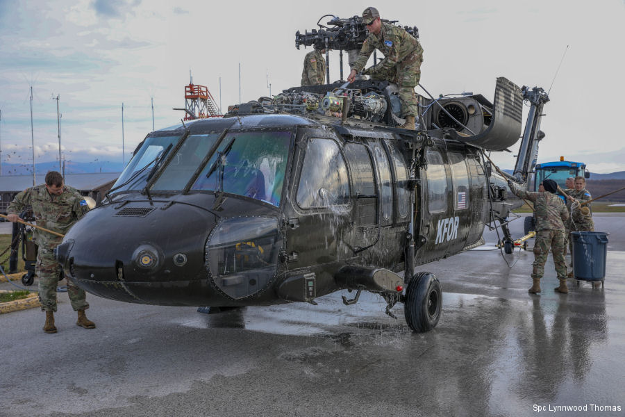 Georgia National Guard Maintains KFOR’ Black Hawks