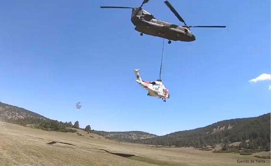 Chinook Rescued Damaged AW139
