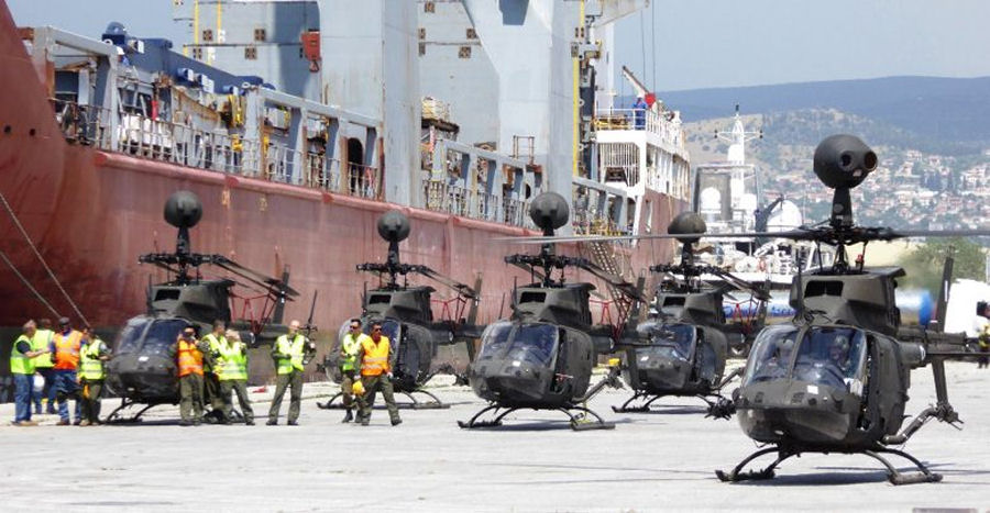 helicopter news May 2019 Greece Receives 70 OH-58D and Last Chinook