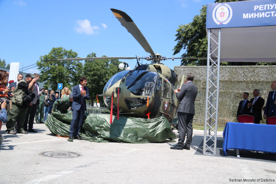Official Reception of Serbian H145M and New Gazelle Hub