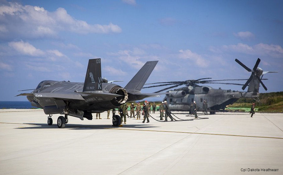 Helicopter Refuels and Resupplies F-35